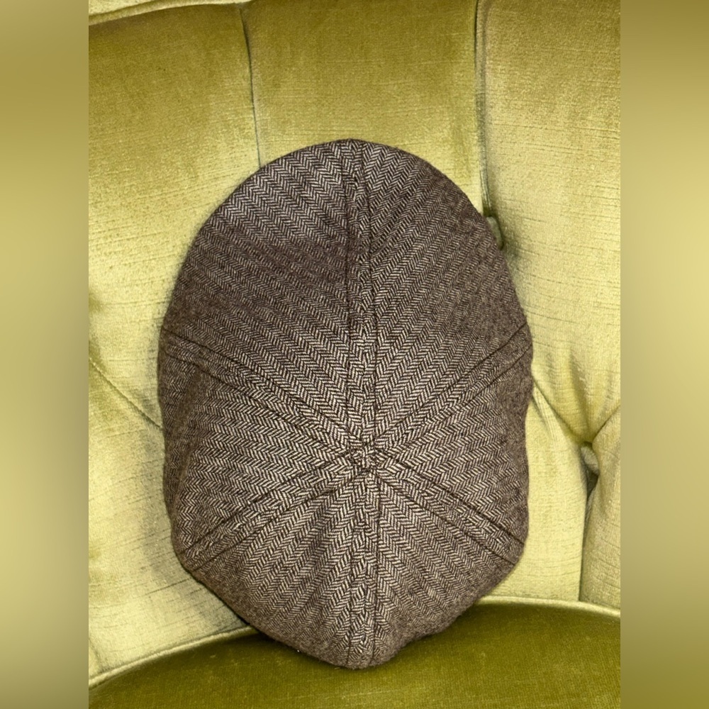 Goorin Bros newsboy Cabbie hat Y2K Golf Brown Medium - Picture 2 of 11
